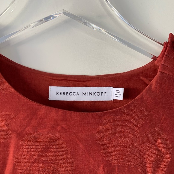 Rebecca Minkoff Juno Dress Burnt Henna 356 - Picture 5 of 5